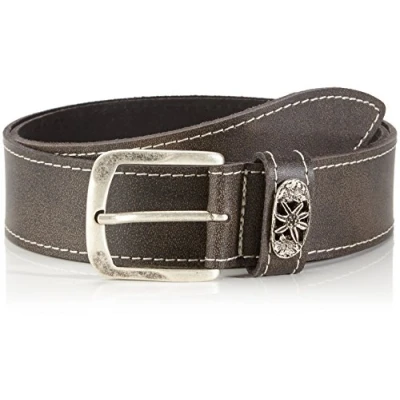 Abbildung von Werner Trachten Unisex Trachtengürtel Gürtel, Braun (braun 502), 95 cm