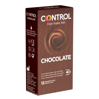 Abbildung von «Chocolate» Passform Kondome mit Schokoladen Aroma (12 Kondome) 12 St