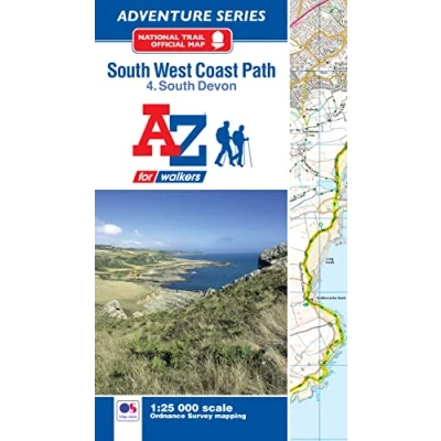 Abbildung von South West Coast Path National Trail Official Map Devon: with Ordnance Survey mapping (A Z Adventure Series)