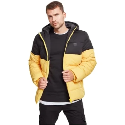 Abbildung von Urban Classics Winterjacke, Herren, Größe: Small, Chromeyellow/blk