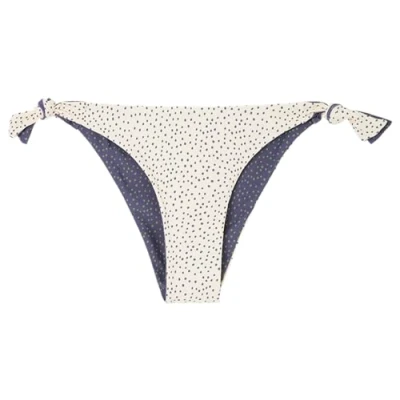 Abbildung von Women&#039;secret Damen Reversible Polka dot Bikini Bottoms Brief, Blue Print, M
