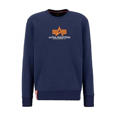 Abbildung von Alpha Industries Basic Sweatshirt, Herren, Größe: Medium, Ultra navy
