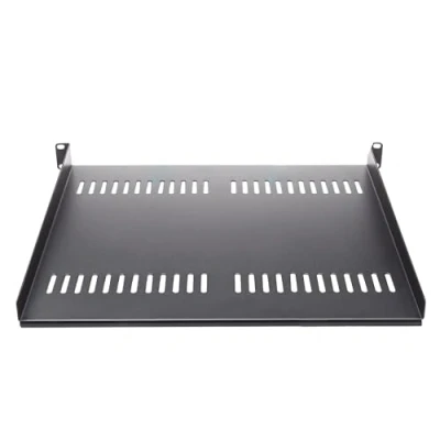 Abbildung von Universelles freischwingendes Regal für 48,3 cm (19 Zoll) Netzwerk Geräteträger und schrank, robuster Stahl Gewicht 22 kg, belüftetes Rack Regal, kompaktes 1U