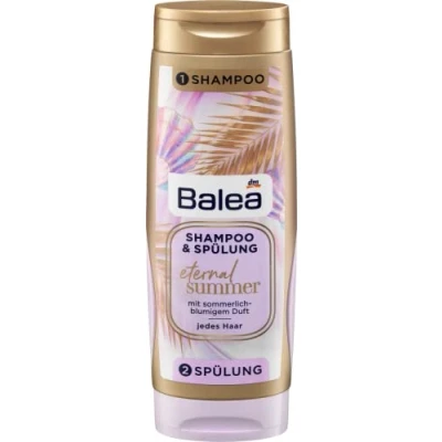 Abbildung von Balea Twinpack Shampoo &amp; Spülung Eternal Summer mit sommerlich blumigem Duft, 2 x 150 ml, 300 ml (Limited Edition)