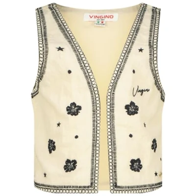 Abbildung von Vingino girls Gilet Tamarin in color Mid White size 14