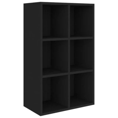 Abbildung von vidaXL Bücherregal Sideboard Standregal Büroregal Schwarz Regal 66x30x97,8 cm