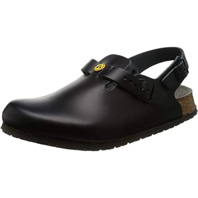 Abbildung von Birkenstock Tokio ESD Pantolette flach, Damen, Größe: 40, Schwarz Schuhe
