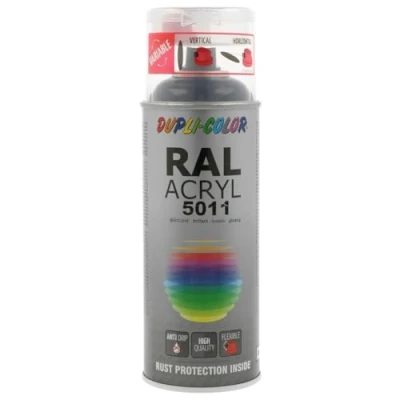 Abbildung von Dupli Color 710407 Acryl Spray, 400 ml, RAL 5011 Stahlblau Glanz