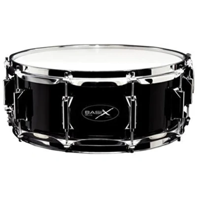 Abbildung von GEWA Snaredrum Classic Holz 14x5,5&quot; Pappelkessel schwarz foliert PS801122 ***NEU***