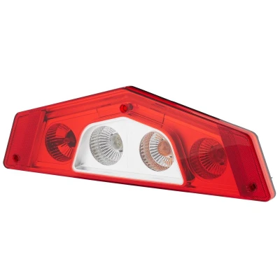 Abbildung von HELLA Rückleuchte Caraluna X für Wohnwagen und Wohnmobil Hybrid 12V Einbau/geschraubt ECE Lichtscheibenfarbe: rot/glasklar Stecker: Schutz Kontakt Stecker rechts 2VP 012 570 141
