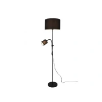 Abbildung von TRIO Leuchten Stehlampe OWEN, Ein /Ausschalter, ohne Leuchtmittel, Getrennt schaltbar, Lesearm flexibel, Höhe 160 cm