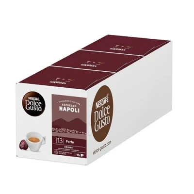 Abbildung von NESCAFÉ DOLCE GUSTO Inspirazione Italiana Espresso Napoli Kaffeekapseln 3er Pack (3 x 16 Portionen)