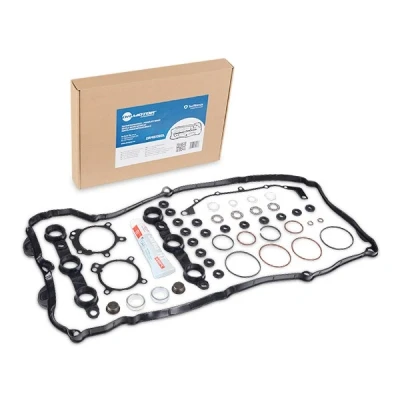 Abbildung von DR.MOTOR AUTOMOTIVE DRM0738SL Dichtungssatz, Zylinderkopfhaube mit Zubehör, Dichtungen Steuergehäusedichtung BMW: 3 Touring, Cabrio