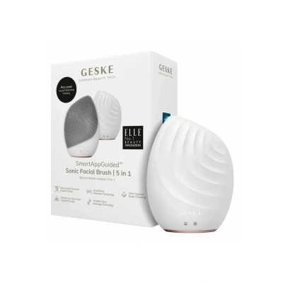 Abbildung von Geske SMARTAPPGUIDED Sonic Facial Brush 5 IN 1 Gesichtspflege Zubehör, Größe: One Size, Starlight