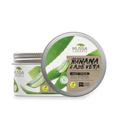 Abbildung von Mussa Canaria Vegane Aloe Vera Körpercreme, Reisegröße, 70 ml