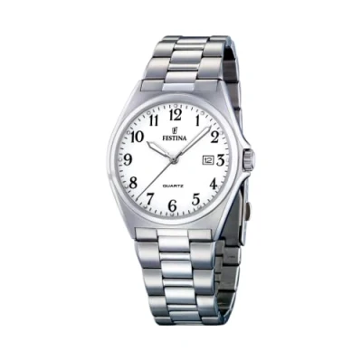 Abbildung von Festina L DATO Uhr, Herren, Größe: One Size, Silberfarben