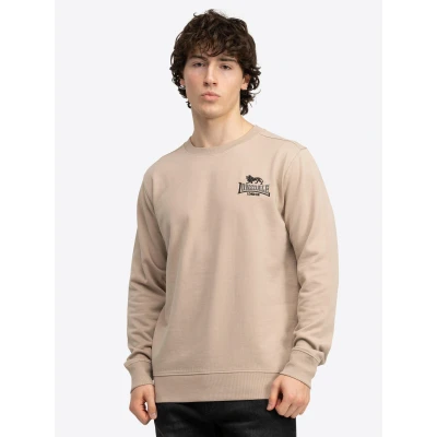 Abbildung von Lonsdale Rundhals Schmale Lympstone Sweatshirt, Herren, Größe: Medium, Sand black anthracite