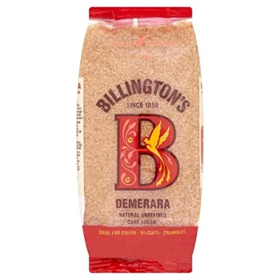Abbildung von Billington Natural Demerara Rohrohrzucker (500g) Packung mit 6