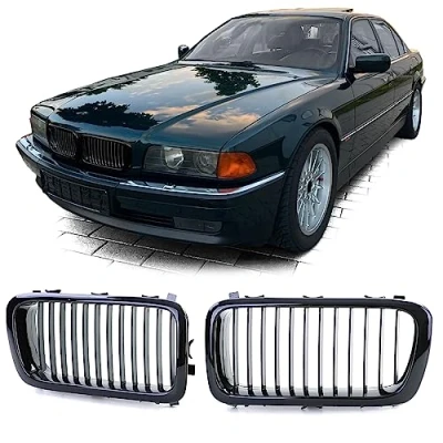 Abbildung von Sport Kühlergrill Performance Schwarz Glanz passend für 7er BMW E38 94 01