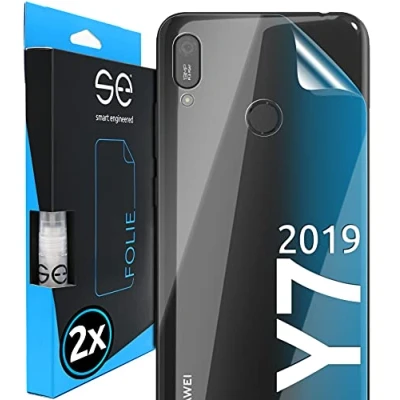 Abbildung von smart engineered [2 Stück] Entspiegelte 3D Schutzfolien kompatibel mit Huawei Y7 (2019), hüllenfreundliche Matte Displayschutz Folie, Schutz vor Schmutz und Kratzern, kein Schutzglas