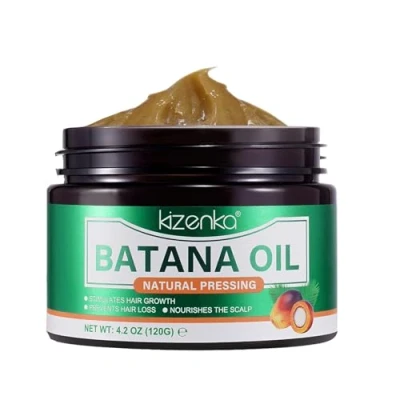 Abbildung von Batana Öl für Haarwachstum, Haarmaske mit Bio Haarwachstumsöl trockenes und geschädigtes Haar spendet der Haut Feuchtigkeit, rohes Creme