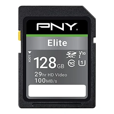 Abbildung von PNY Elite SDXC card 128GB Class 10 UHS I U1 100MB/s