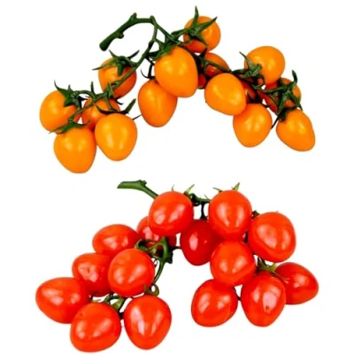 Abbildung von Deko Cherry Tomaten Bund Kunstobst Kunstgemüse künstliches Obst Gemüse Dekoration (2er Set)