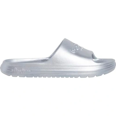 Abbildung von Pepe Jeans Beach Slidemet Pantolette flach, Damen, Größe: 39, Silver Schuhe
