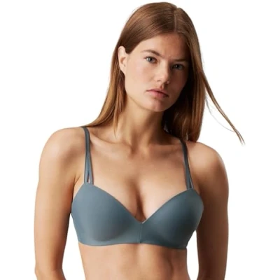 Abbildung von Calvin Klein Underwear Comfort Tshirt BH, Damen, Größe: 85C, Blue performance