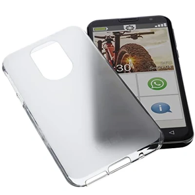 Abbildung von foto kontor Hülle kompatibel mit Emporia Smart 5 Tasche Gummi TPU Schutz Handytasche transparent
