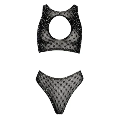 Abbildung von Fantasy Von Cottelli Collection Glitzer Set Schwarz