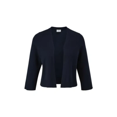 Abbildung von s.Oliver Black Label MIT 3/4ÄRMEL Strickjacke, Damen, Größe: 42, Navy