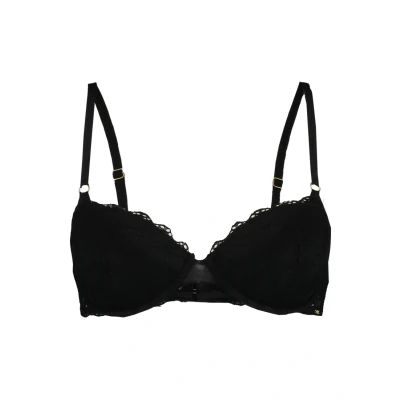 Abbildung von DKNY Damen Superior Lace Bra Balconette BH, schwarz, 75D