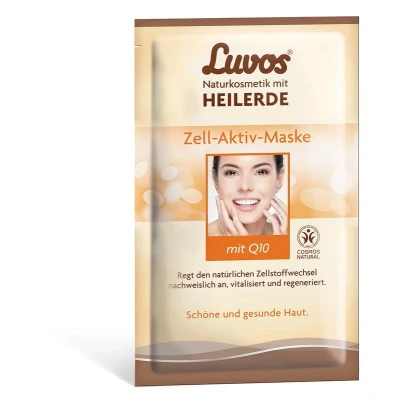 Abbildung von Luvos Crememaske Zell Aktiv tiefenwirksame Pflege, mit Sofort Effekt, 2 x 7,5 ml