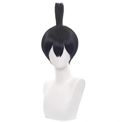 Abbildung von HIROAKIYA Aki Hayakawa Wig, Chainsaw Man Cosplay Wig with Cap, Length approx.30cm