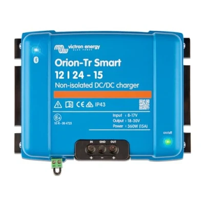 Abbildung von Victron Energy Orion Tr Smart 12/24 Volt 15 Amp 360 Watt DC Ladebooster, Nicht isoliert (Bluetooth)