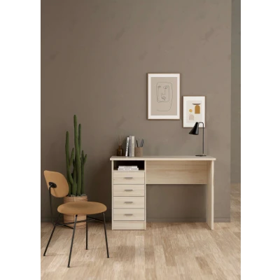 Abbildung von Home affaire Schreibtisch &quot;Funktion Plus, Arbeitstisch, Bürotisch&quot;, mit 4 Schubladen und 1 offenen Fach, Breite 110 cm