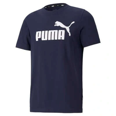 Abbildung von Puma LOGO TEE Tshirt print, Herren, Größe: XXL, Peacoat
