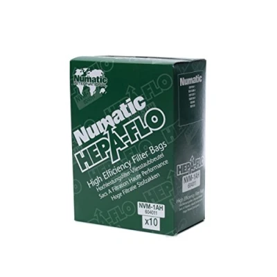 Abbildung von numatic Staubsaugerbeutel hepa flo 6 liter compact (10 stück) nvm1ah 604011