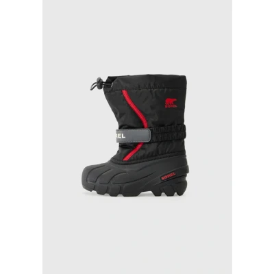 Abbildung von Sorel Flurry Boot Schneestiefel, Black/Bright Red 2024, 28 EU