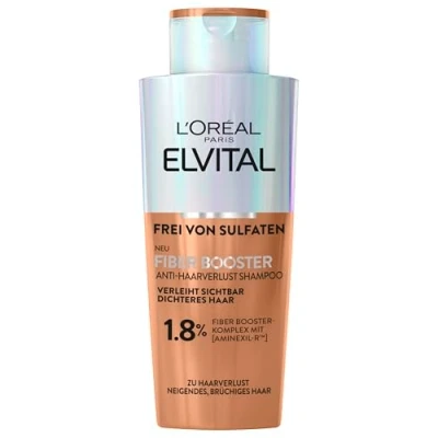 Abbildung von L&#039;Oréal Paris Elvital Fiber Booster Anti Haarverlust Shampoo für zu neigendes, brüchiges Haar, 200 ml