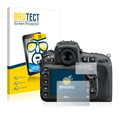 Abbildung von BROTECT (2 Stück Schutzfolie für Nikon D810 Displayschutz Folie Ultra Klar