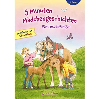Abbildung von 5 Minuten Mädchengeschichten für Leseanfänger: Erstlesebuch mit kurzen Geschichten und großer Fibelschrift ab 6 Jahren: Kurze Geschichten, große ... Lesenlernen Jahre 5,00 EUR.