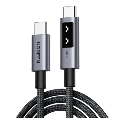 Abbildung von UGREEN UNO USB C auf Kabel 100W (5A/20V) PD 3.0 Ladekabel PPS kompatibel mit iPhone 16 15, M3 MacBook Pro/Air, iPad Air/Pro 2024 Galaxy S24 Ultra A55 Pixel 8a Steam Deck usw. (1M)