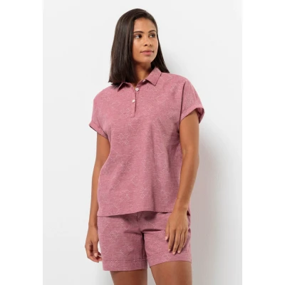 Abbildung von Jack Wolfskin Poloshirt, Damen, Größe: XL, Soft pink