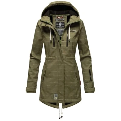 Abbildung von Marikoo Zimtzicke Parka, Damen, Größe: Small, Olive lines
