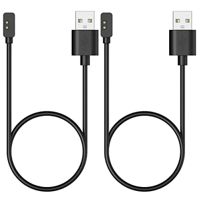 Abbildung von MoKo Ladegerät kompatibel mit Xiaomi Redmi Watch 3/Redmi 2 Lite/Redmi Smart Band Pro/Mi 7 Pro, 1 m magnetisches USB Ladekabel, Flexibles Schwarz