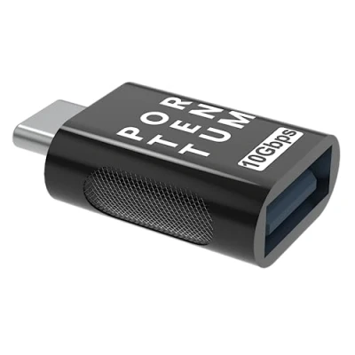 Abbildung von PORTENTUM USB C auf Adapter 10 Gbps 1 Stück 3.0 Female Handy OTG Adapter, Thunderbolt 4/3 3.1