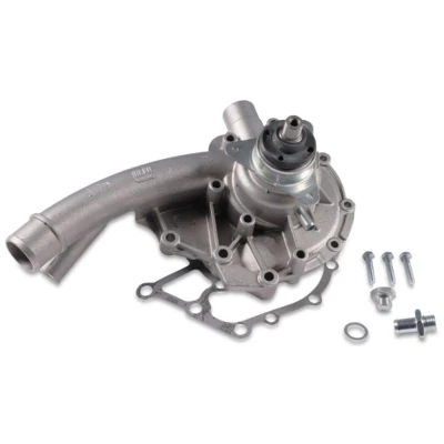 Abbildung von HEPU P165 Wasserpumpe mit Dichtung, Zubehör Schrauben, Schraubanschluss mechanisch MERCEDES BENZ: 190, W124 Limousine, Coupe
