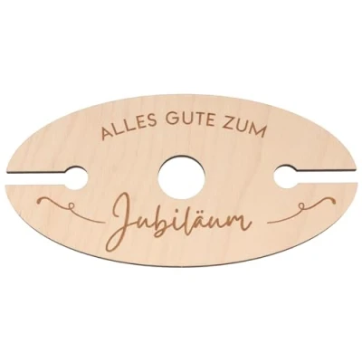 Abbildung von Spruchreif Weinglashalter aus Holz Weinständer Geschenkidee Geschenk für Jubiläen